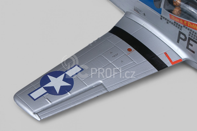 P–51D MUSTANG Micro bez příslušenství, 2401 E, ALFA MODEL