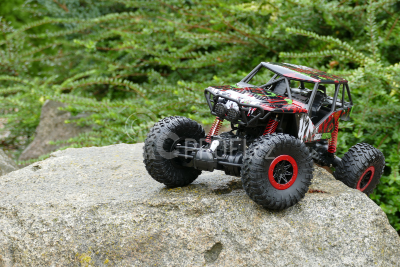 RC auto Rock Crawler 1:10, červená