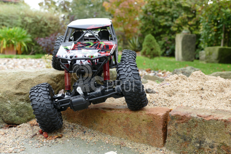 RC auto Rock Crawler 1:10, červená