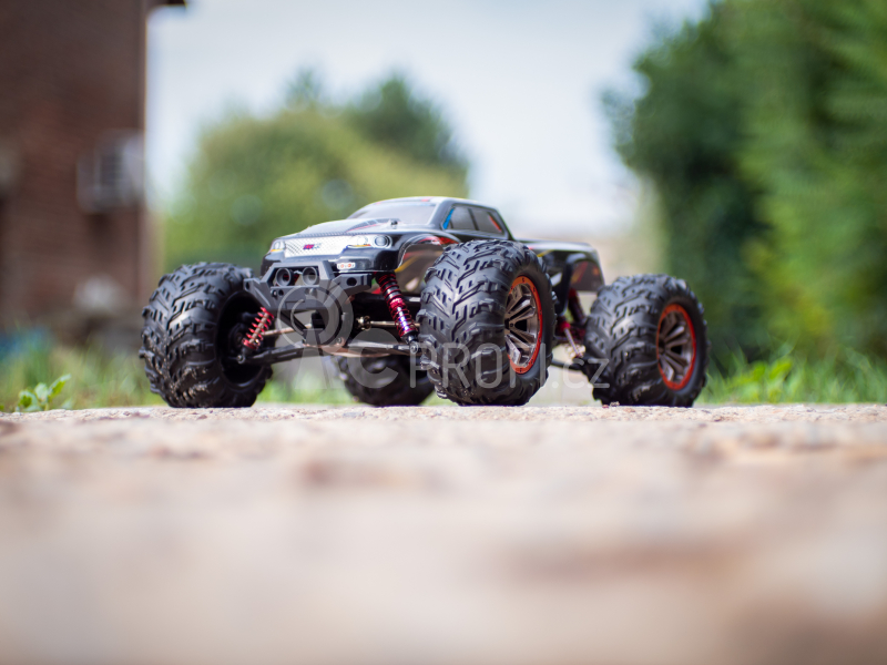 RC monster truck 9125, červená + náhradní baterie