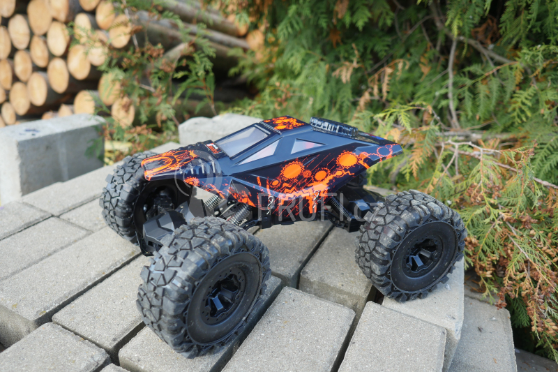 RC auto Crawler 4WD RTR, červenočerná