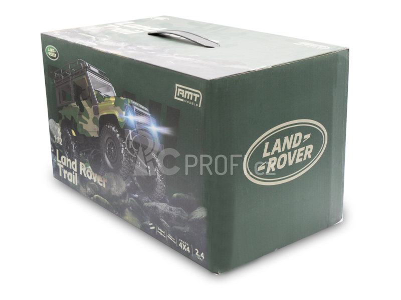 RC auto Land Rover Trail 1/12 RTR 4WD, bílá + náhradní baterie