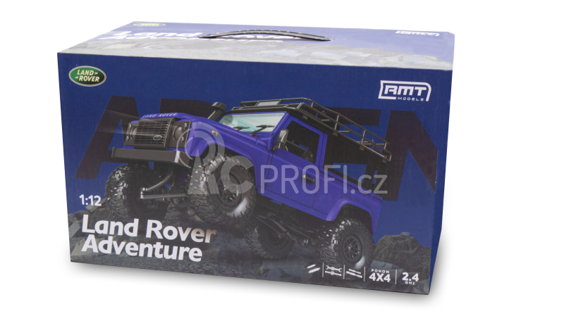 RC auto Land Rover Adventure 1/12 RTR 4WD, zelená + náhradní baterie