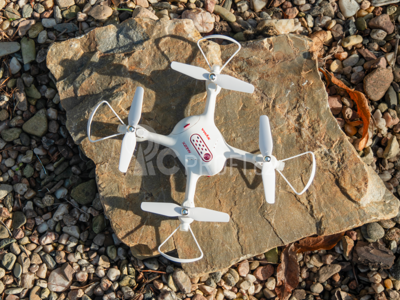 Dron Syma X23W, bílá + náhradní baterie
