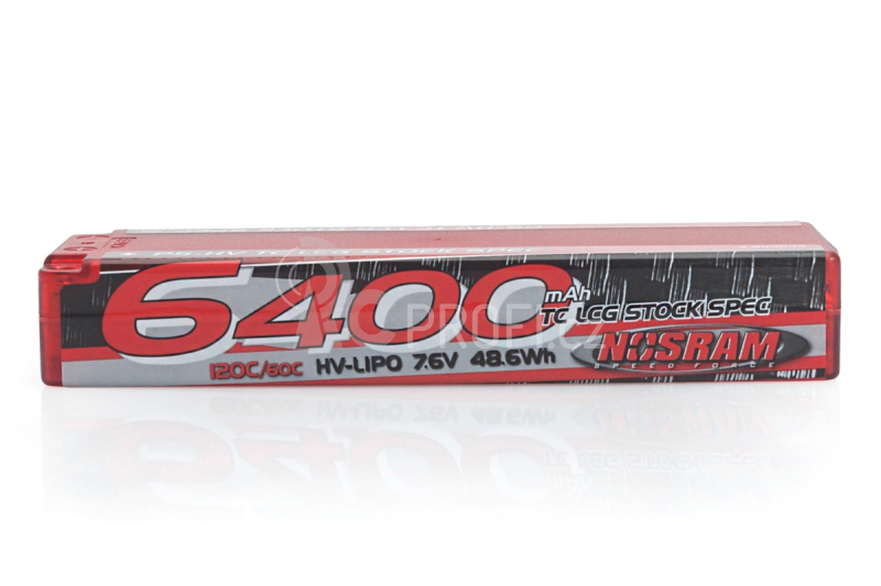 P5-HV TC LCG Stock Spec GRAPHENE 6400mAh Hardcase Battery - 7.6V LiPo - 120C/60C