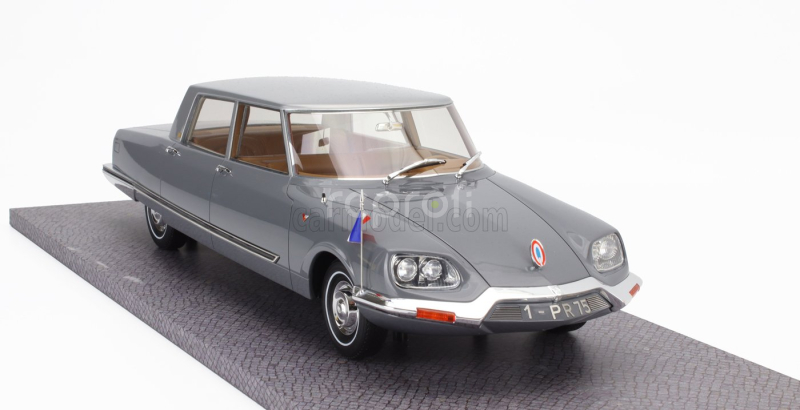 Pantheon Citroen Ds21 Chapron Presidentielle 1968 - Personal Car President Charles De Gaulle 1:18 Grey