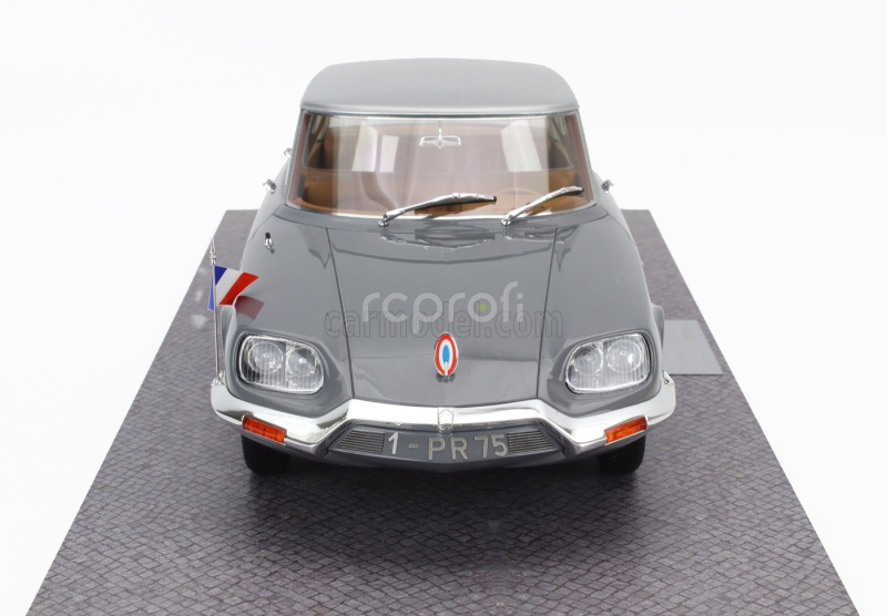 Pantheon Citroen Ds21 Chapron Presidentielle 1968 - Personal Car President Charles De Gaulle 1:18 Grey