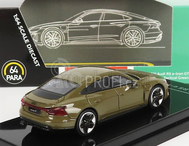 Paragon-models Audi Gt Rs E-tron Lhd 2021 1:64 Tektická Zelená