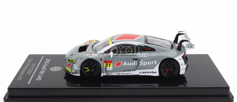 Paragon-models Audi R8 Lms Team Hitotsuyama N 21 Gt300 Class Super Gt 2017 Richard Lyons - Masataka Yanagida 1:64 Šedá Bílá
