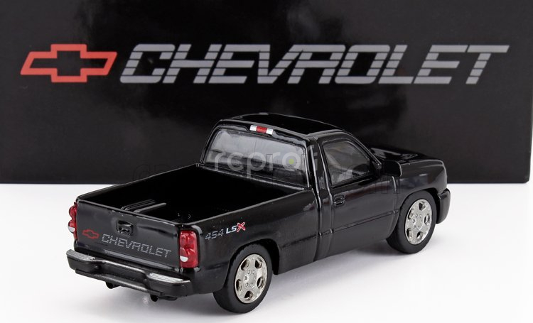 Paragon-models Chevrolet Silverado Single Cab Pick-up 454 Lsx Lhd 2006 1:64 Black