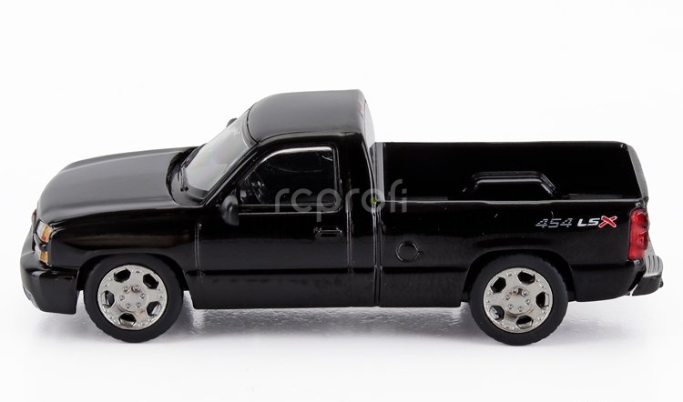 Paragon-models Chevrolet Silverado Single Cab Pick-up 454 Lsx Lhd 2006 1:64 Black
