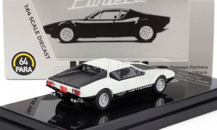 Paragon-models De tomaso Pantera Lhd 1972 1:64 Bílá Černá
