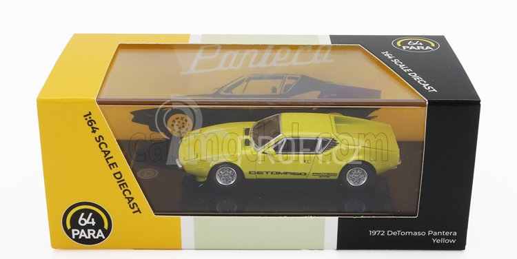 Paragon-models De tomaso Pantera Rhd 1972 1:64 Žlutá