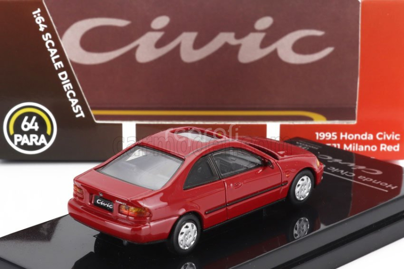 Paragon-models Honda Civic Coupe Ej1 1995 1:64 Red