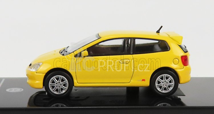 Paragon-models Honda Civic Type-r Ep3 Lhd 2001 1:64 Žlutá Barva Slunečního Světla