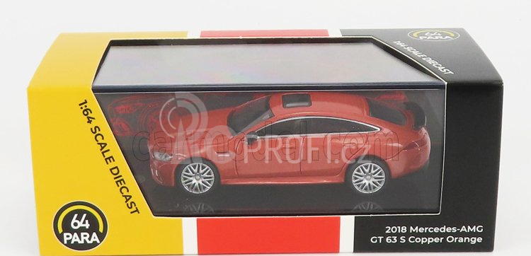 Paragon-models Mercedes benz Gt-class Gt63 S 2018 1:64 Tmavě Oranžová Met.