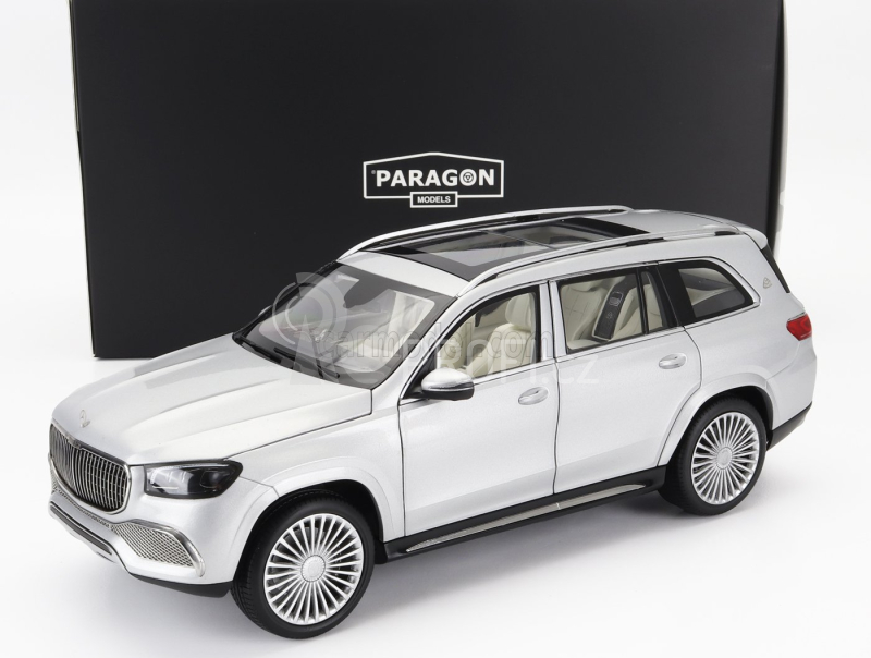 Paragon-models Mercedes benz Maybach Gls-class Gls600 4-matic (x167) 2019 1:18 Silver