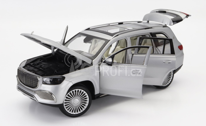 Paragon-models Mercedes benz Maybach Gls-class Gls600 4-matic (x167) 2019 1:18 Silver