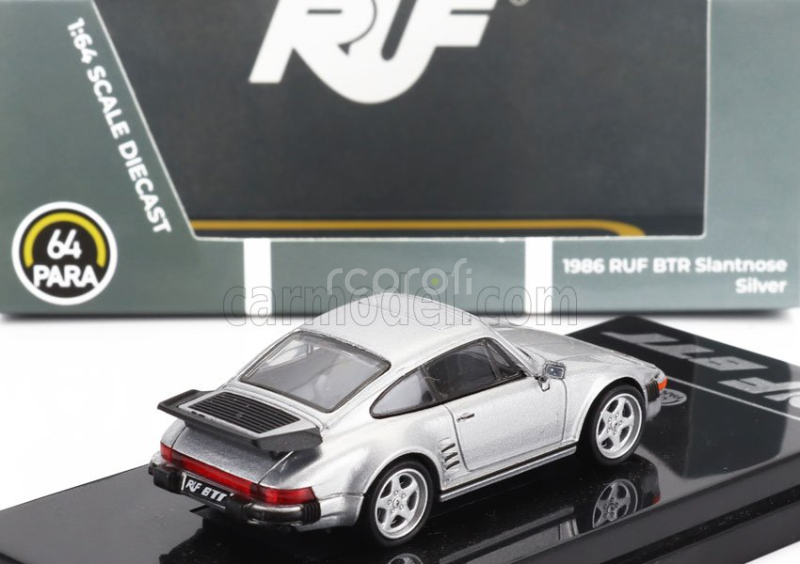 Paragon-models Porsche 911 930 Ruf Btr Slantnose 1986 1:64 Silver