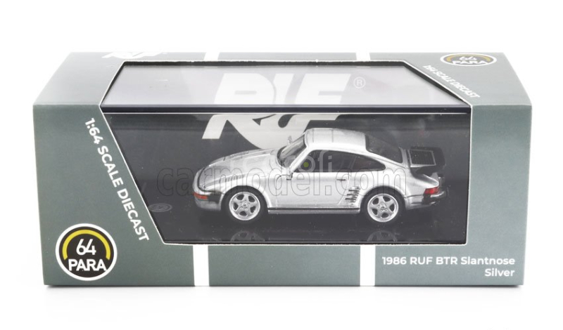 Paragon-models Porsche 911 930 Ruf Btr Slantnose 1986 1:64 Silver