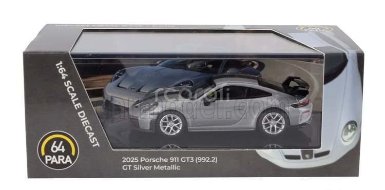 Paragon-models Porsche 911 992-2 Gt3 Coupe Lhd 2024 1:64 Silver