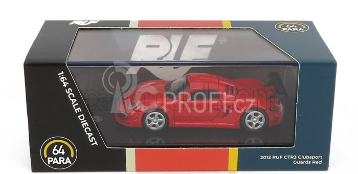 Paragon-models Porsche Ctr3 Ruf Clubsport (base 911) 2012 1:64 Red
