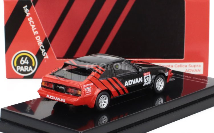 Paragon-models Toyota Celica Supra Advan N 37 Racing Lhd 1984 1:64 Černá Červená