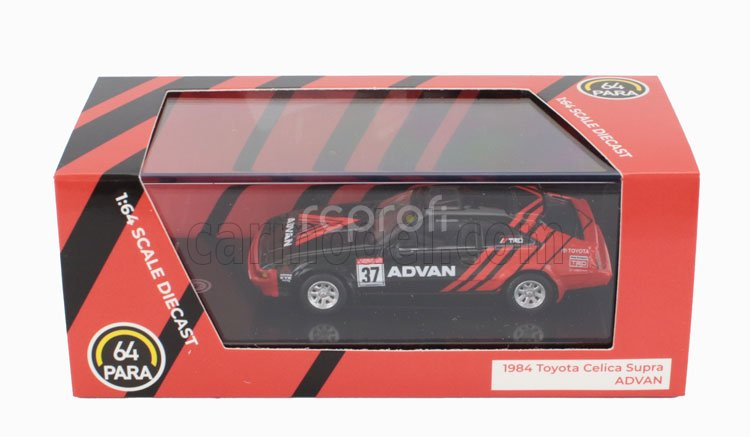 Paragon-models Toyota Celica Supra Advan N 37 Racing Lhd 1984 1:64 Černá Červená