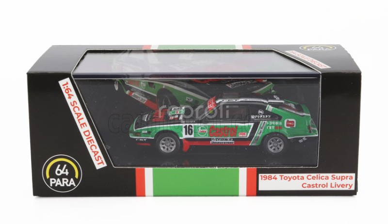 Paragon-models Toyota Celica Supra Xx Team Castrol N 16 Racing 1984 1:64 Zelená Černá