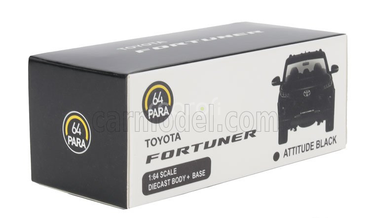 Paragon-models Toyota Fortuner Lhd 2024 1:64 Black