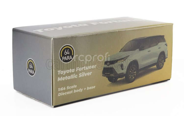 Paragon-models Toyota Fortuner Rhd 2023 1:64 Stříbrná Černá