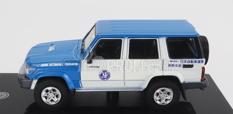 Paragon-models Toyota Land Cruiser 76 Jaf Japan Automobile Federation 2017 1:64 Modrá Bílá