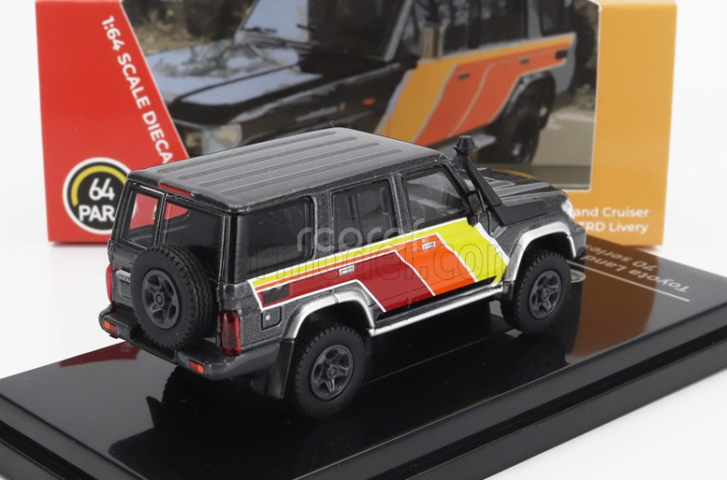 Paragon-models Toyota Land Cruiser Lc76 Trd Rhd 2014 1:64 Šedá Červená Oranžová Žlutá