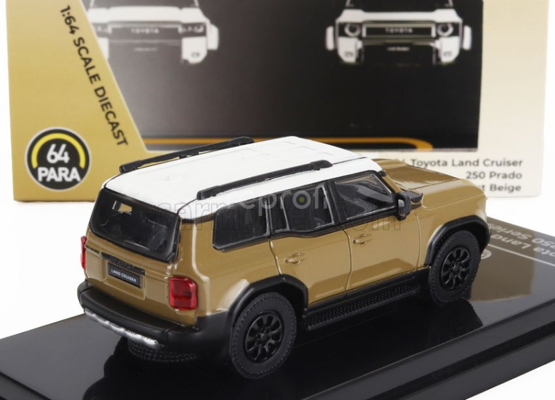 Paragon-models Toyota Land Cruiser Series 250 Lhd 2024 1:64 Světle Hnědá Bílá