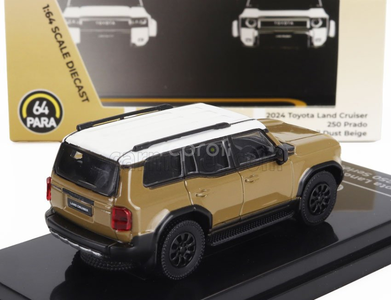 Paragon-models Toyota Land Cruiser Series 250 Rhd 2024 1:64 Světle Hnědá Bílá