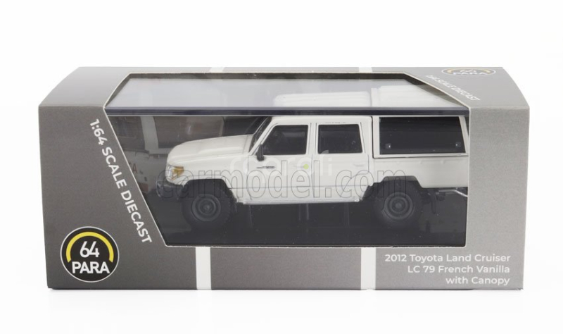 Paragon-models Toyota Land Cruiser Series 70 Rhd Pick-up Closed 2012 1:64 Bílá