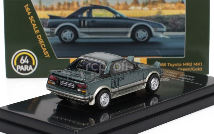 Paragon-models Toyota Mr2 Mki Lhd 1985 1:64 Zelené Zlato