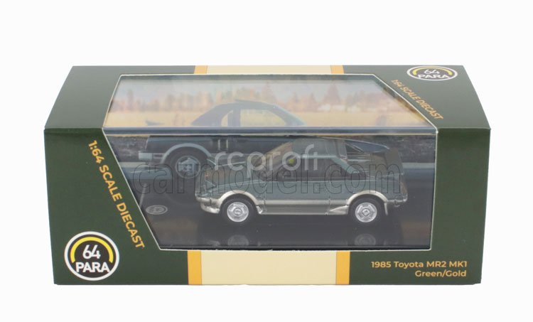 Paragon-models Toyota Mr2 Mki Lhd 1985 1:64 Zelené Zlato