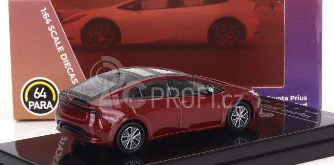 Paragon-models Toyota Prius Lhd 2023 1:64 Red Met