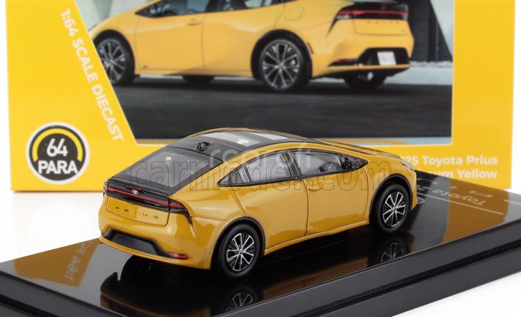 Paragon-models Toyota Prius Lhd 2025 1:64 Žlutá