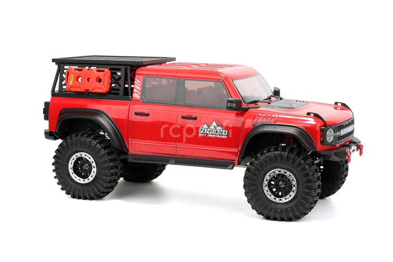 RC auto PATHFINDER 1/10 sada 2,4GHz, červená