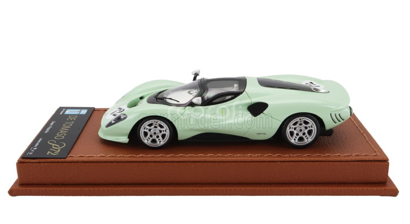 Peako De tomaso P72 N 72 Racing 2020 1:43 Velmi Světle Zelená