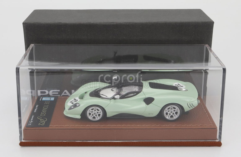 Peako De tomaso P72 N 72 Racing 2020 1:43 Velmi Světle Zelená