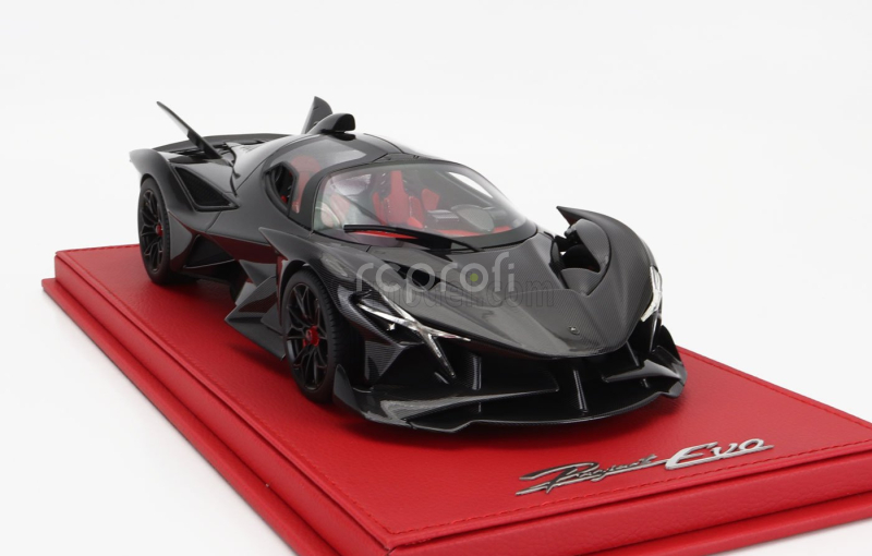 Peako Gumpert Apollo Project Evo Full Carbon 2022 1:18 Carbon Black
