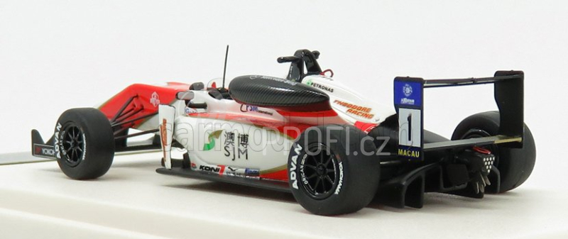 Peako Mercedes benz F3  Team Gulf Prema Power N 1 Macau Gp Champion Season 2015 F.rosenqvist 1:43 Bílá Červená Černá