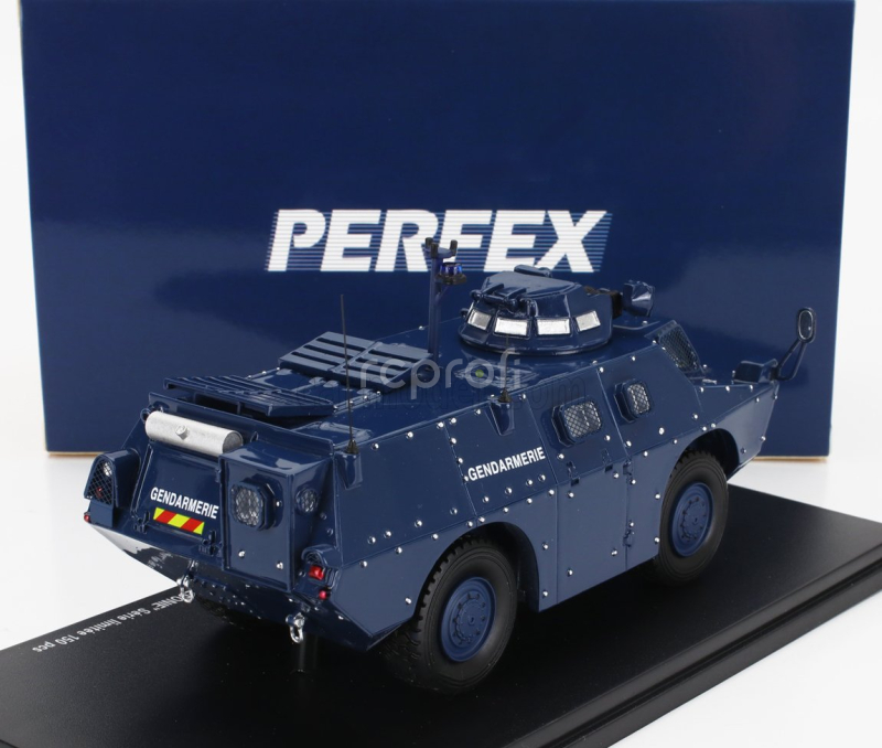Perfex Berliet Vxb 170 Vbrg Anfibio Blindato Gendarmerie Nouvelle Caledonie Police 1974 1:43 Blue