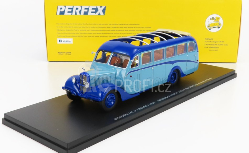 Perfex Citroen T45 U Autobus J.besset Version Ouverte 1939 1:43 2 Tóny Modré