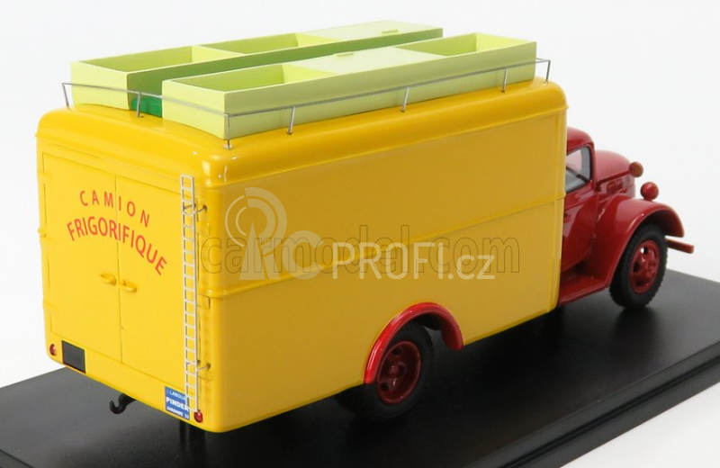Perfex Ford usa Truck Van Poissy Laboual Circus Pinder 1951 1:43 Červená Žlutá