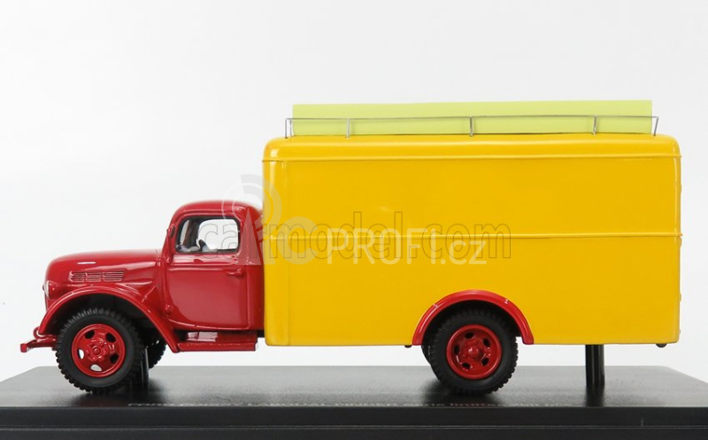 Perfex Ford usa Truck Van Poissy Laboual Circus Pinder 1951 1:43 Červená Žlutá