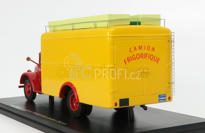 Perfex Ford usa Truck Van Poissy Laboual Circus Pinder 1951 1:43 Červená Žlutá